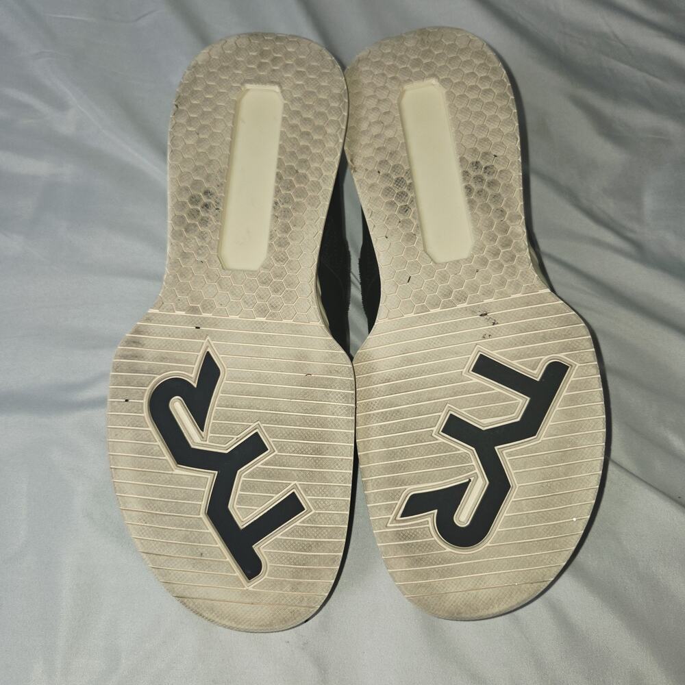 TYR L-1 Lifter Shoes Mens 9.5 Womans 11 Black Beige Weightlifting Gym Straps - Picture 5 of 7